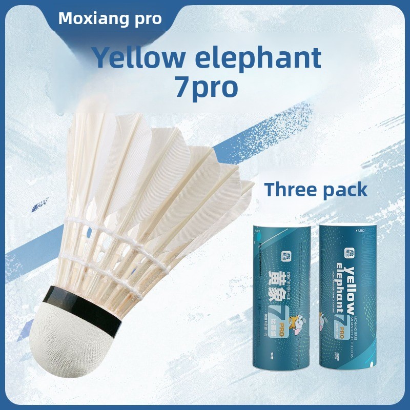 MOXIANG Yellow Elephant No.7 P - Feather Shuttlecock avaliação e preço
