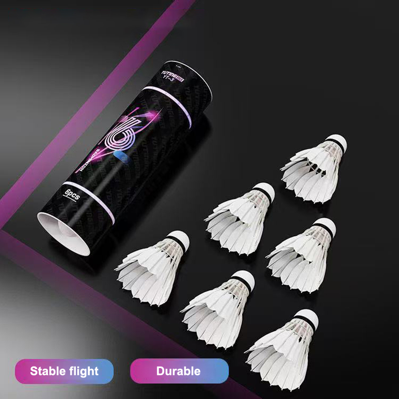 3/6 Peças de Petecas de Badmin - Feather Shuttlecock avaliação e preço