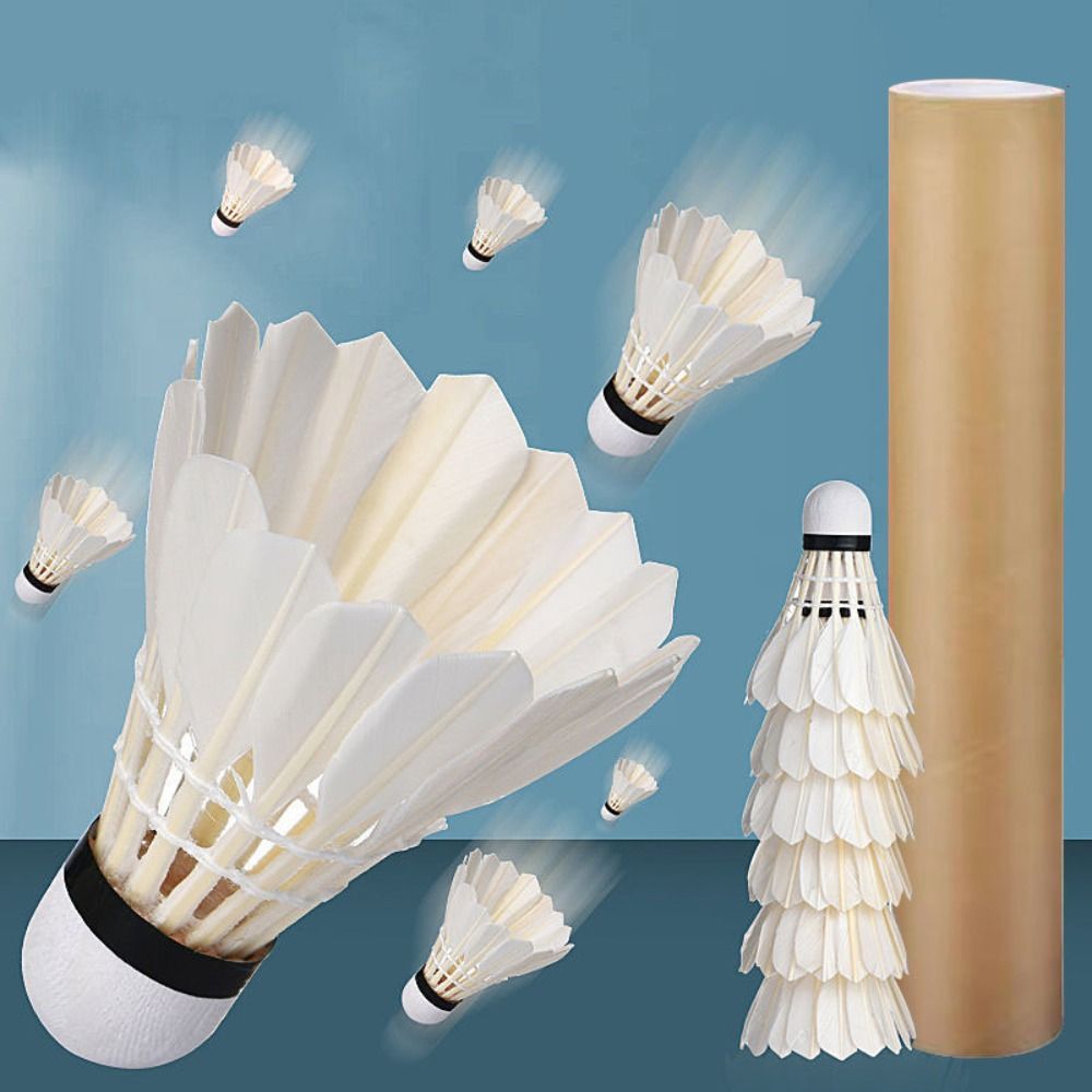 Novo Shuttlecock de Badminton  - Feather Shuttlecock avaliação e preço